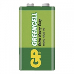 baterie GP GREENCELL 1604GLF 6F22 9V B1250