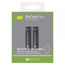 baterie ReCyko+Pro AAA 800mA NiMH GP85AAAHCB