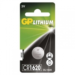 baterie GP CR1620 3V lithium (16x2,0mm) B15701